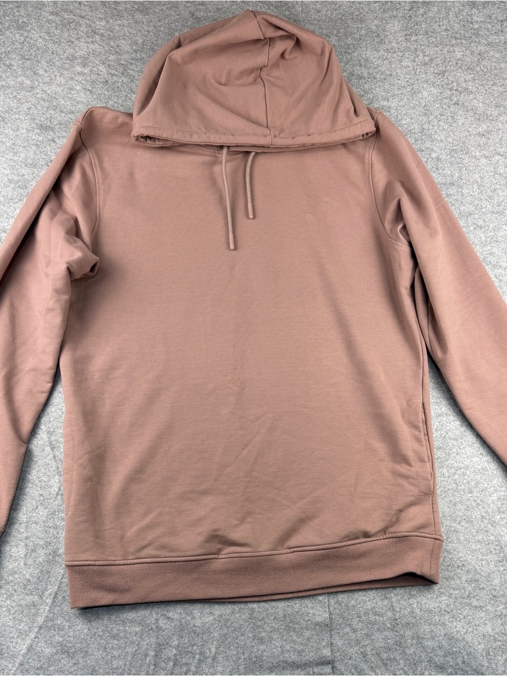 Men’s Mauve Hoodie CUTS Classic Elevated Stretch Pullover XL